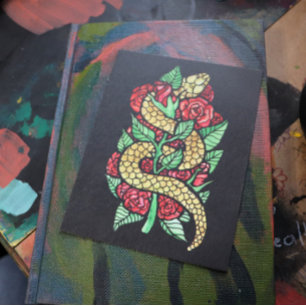 Flower Snake Vykort