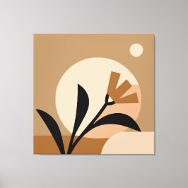 Flower Sol Boho Canvastryck