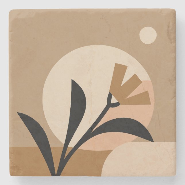 Flower Sol Boho Stenunderlägg (Framsidan)