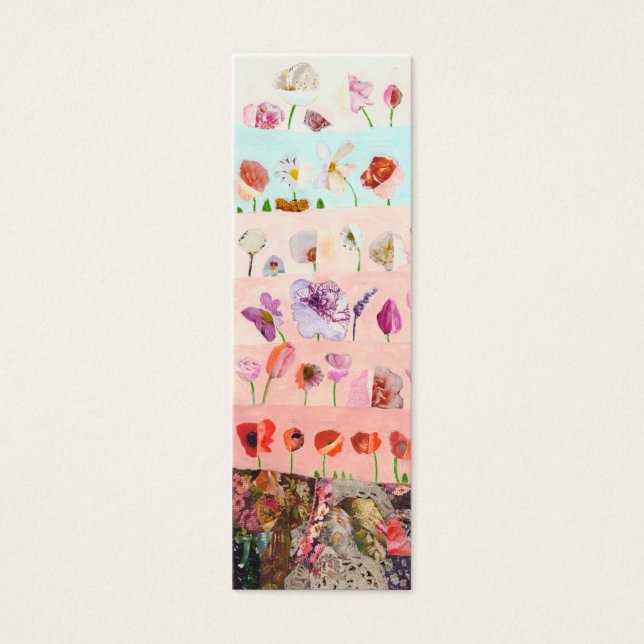 Flower Soul Bookmark Litet Visitkort (Framsidan)