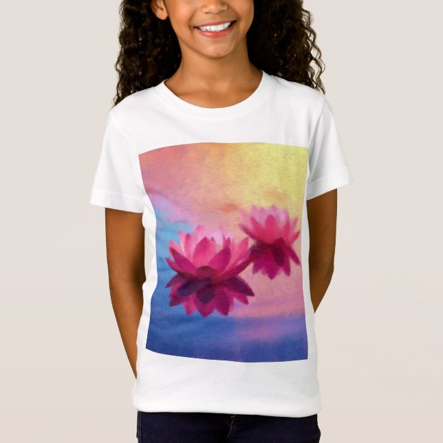 Flower Spegel T Shirt (Framsida)