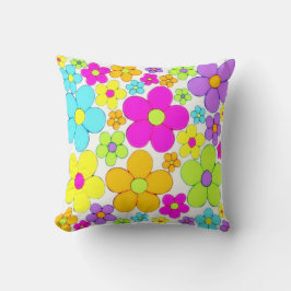 Flower Stil 1970 Kudde