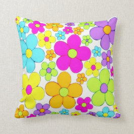 Flower Stil 1970 Kudde