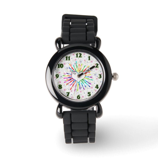 Flower stil armbandsur (Framsida)