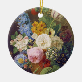 Flower Still Life by Jean Ulrich Tournier Julgransprydnad Keramik