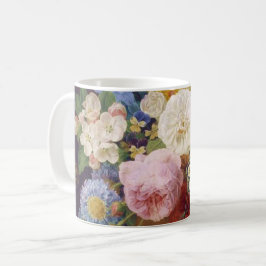 Flower Still Life by Jean Ulrich Tournier Kaffemugg