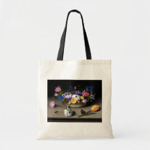 Flower still Life Classic Painting Tote Bag