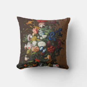 Flower still Life med Birds Nest Severin Roesen Kudde