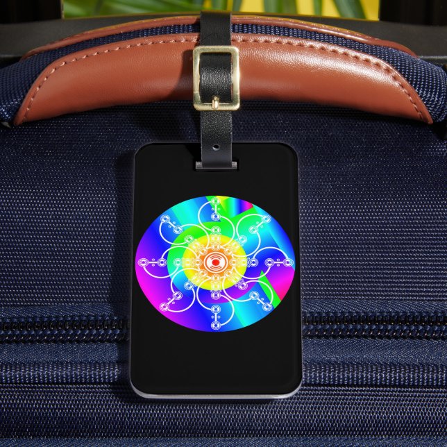 Flower Sunshine Bagagebricka (Framsida Insitu 2)