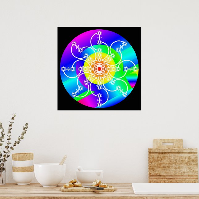 Flower Sunshine Poster (Kök)
