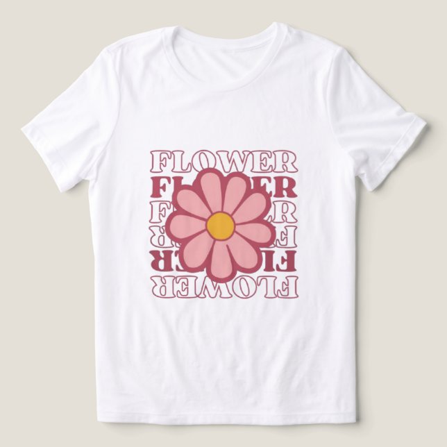 Flower T Shirt (Design Framsida)