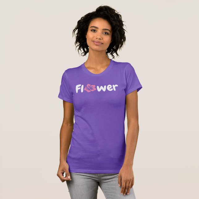 Flower T-Shirt (Hel framsida)