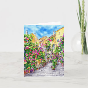 Flower Terrace Mors dag Card Kort