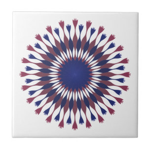 Flower Tile, vackert Ceramic Lotus Flower Tile Kakelplatta