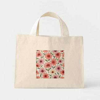 Flower Tote Mini Tygkasse