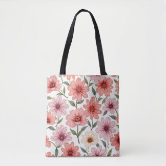 Flower Tote one Tygkasse