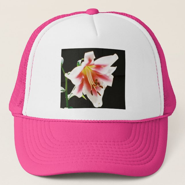 Flower Trucker Mesh Hat Truckerkeps (Framsida)