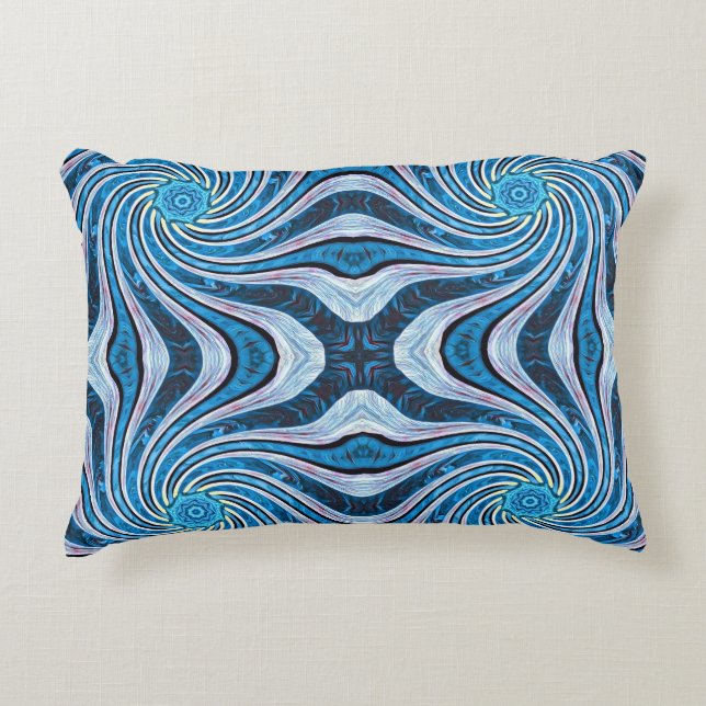 Flower Twirl Prydnadskudde (Framsidan)