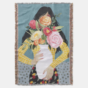 Flower Vas Girl Filt
