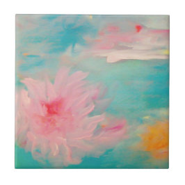 Flower Vatten Small Tile Kakelplatta