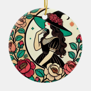 Flower Witch Julgransprydnad Keramik