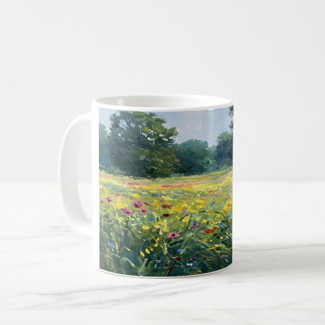 Flowered field kaffemugg (Framsida vänster)