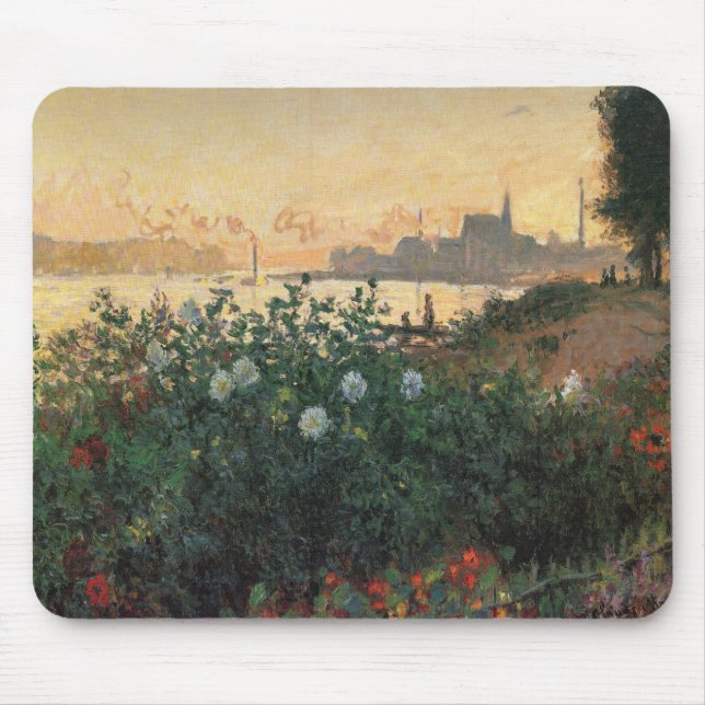 Flowered Riverbank, Argenteuil - Claude Monet - c1 Musmatta (Framsidan)