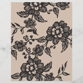 Floweret | Linjär för Rustik DIY-kuvert Reklamblad