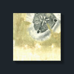 Flowerhead-Abstrakt med Glazed Struktur Canvastryck<br><div class="desc">En glaiserad jade-grönt-rotston omger den här abstrakten blomsterhuvudet biet skapat av Jennifer Goldberger. Man kan nästan känna struktur under fingret. Ett vackert biet som skulle se underbar ut på väggen eller som en utskrift på en t-shirt!</div>