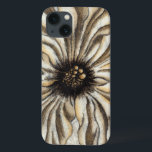 Flowerhead Fresco på solbränd bakgrund<br><div class="desc">Stora smink för en flowerhead majoriteten av denna fresco. Att vila på en solbränd bakgrund biet har en mycket lantlig känselförnimmelse. Skulle detta gör ett älskvärt tillägg till några hem-!</div>