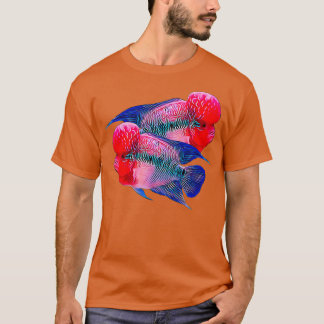 Flowerhorn Cichlid Fish Aquarium Owners Gifts Clas T Shirt