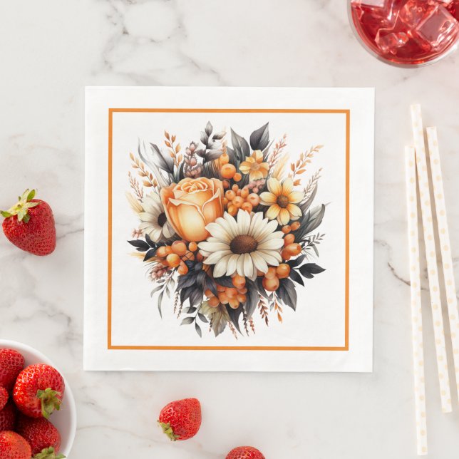 Flowering Bouquet Pappersservett (Insitu)