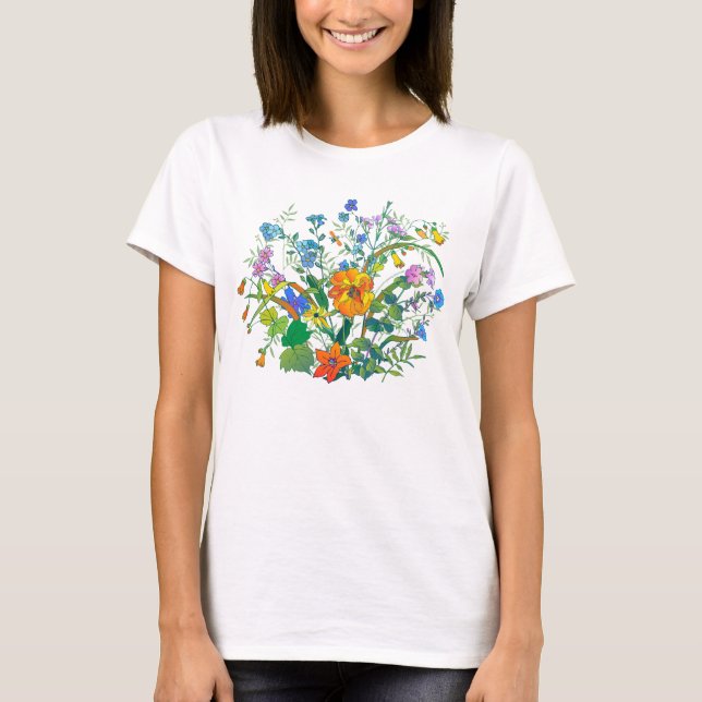 'FlowerMania T-shirt (Framsida)