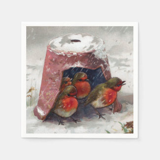 Flowerpot Shelter for English Robins Pappersservett