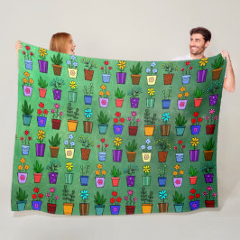 Flowerpots fleecefilt