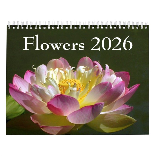 Flowers 2026 Calendar Kalender (Omslag)
