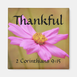 Flowers 2 Corinthians Cosmos Magnet