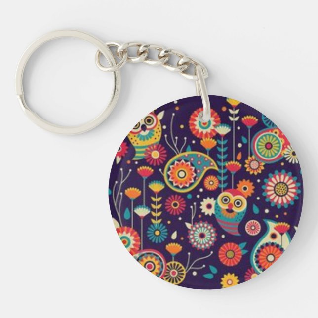 flowers acrylic keychain (Framsidan)