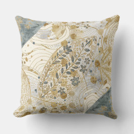 Flowers and leaves combination with lovely Pattern Kudde