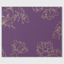 Flowers art nouveau Guld