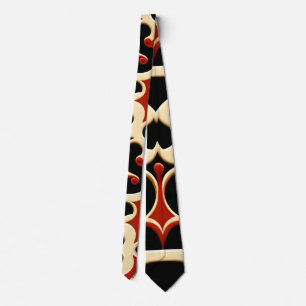 Flowers Batik Red Blommönster Slips