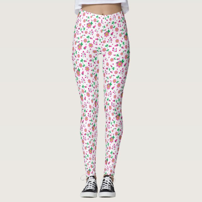 Flowers & Berries Leggings (Framsida)