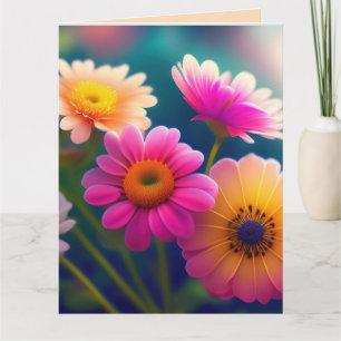 FLOWERS BIRTHDAY FLORFUL GREETARD TACK KORT