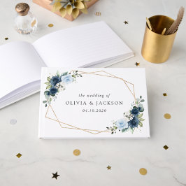 Flowers, Blåa blommor, Boho, Blommigt Bröllop Gästböcker