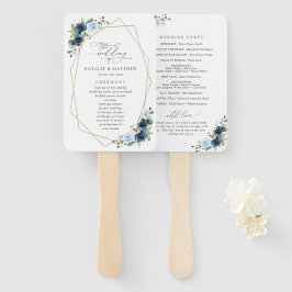 Flowers, Blåa blommor, Boho, Bröllopsprogram