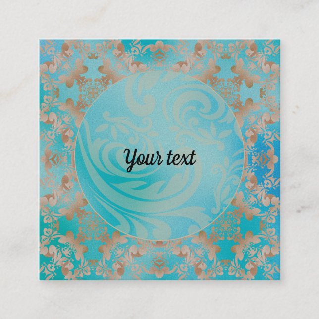 flowers blue tilläggskort (Framsida)