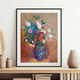 Flowers Bouquet (1900-1905) av Odilon Redon Poster