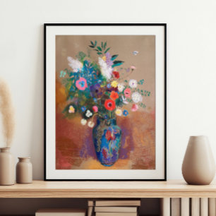 Flowers Bouquet (1900-1905) av Odilon Redon Poster