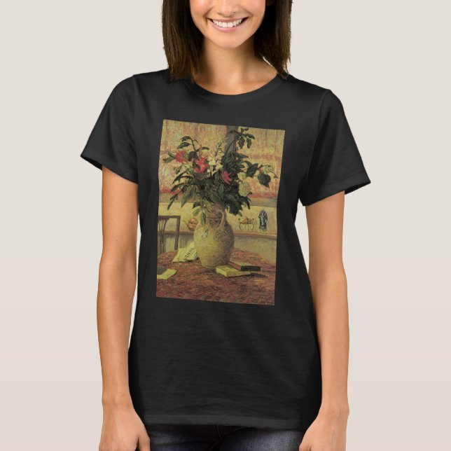 Flowers Bouquet at Window av Maxine Maufra T Shirt (Framsida)