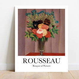 Flowers Bouquet av Henri Rousseau Poster